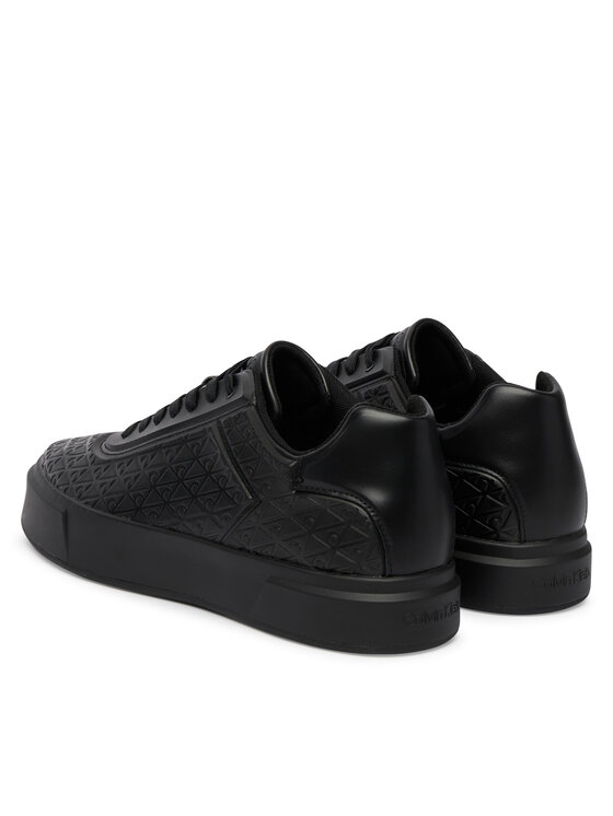 Calvin Klein Laisvalaikio batai Calvin Klein Beasket Cup Oxf Lup Hf Aop Lth HM0HM02132 Juoda