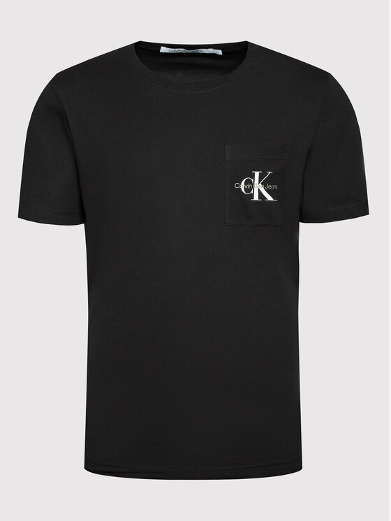 Calvin Klein Jeans Calvin Klein Jeans Majica J30J320936 Črna Slim Fit