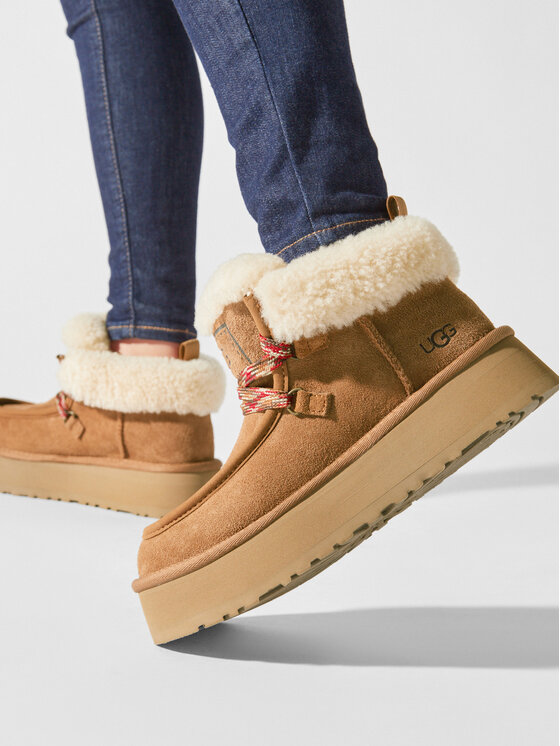 Ugg Sněhule Ugg W Funkarra Cabin Cuff 1143954 Hnědá
