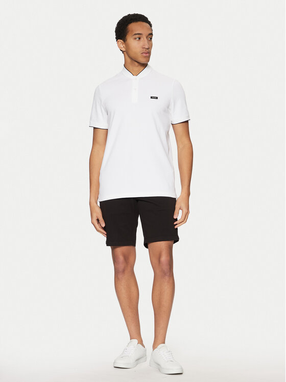 Calvin Klein Calvin Klein Pólóing K10K114139 Fehér Regular Fit