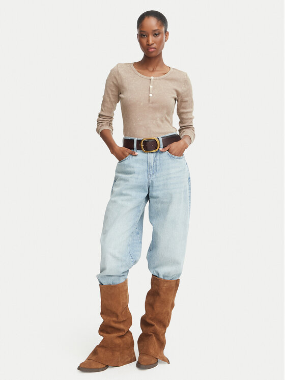 G-STAR G-Star Bluza Vintage D29966-E800 Temno bež Slim Fit