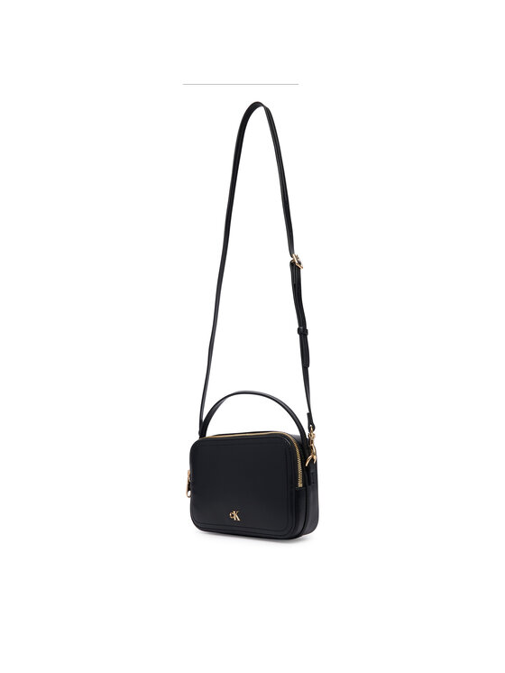 Calvin Klein Ročna torba Calvin Klein Ck Hardware Camera Bag LV04F3678G Črna