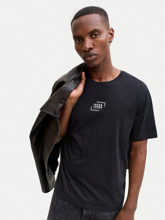 Jack & Jones Jack & Jones T-shirt Corp Graphic 12268415 Nero Regular Fit