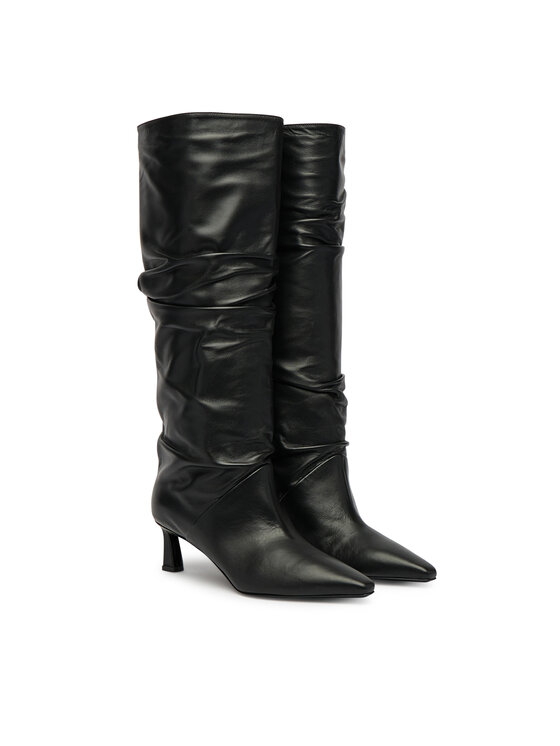 Pollini Čižmy Pollini SA26115M0NTE0000 Čierna