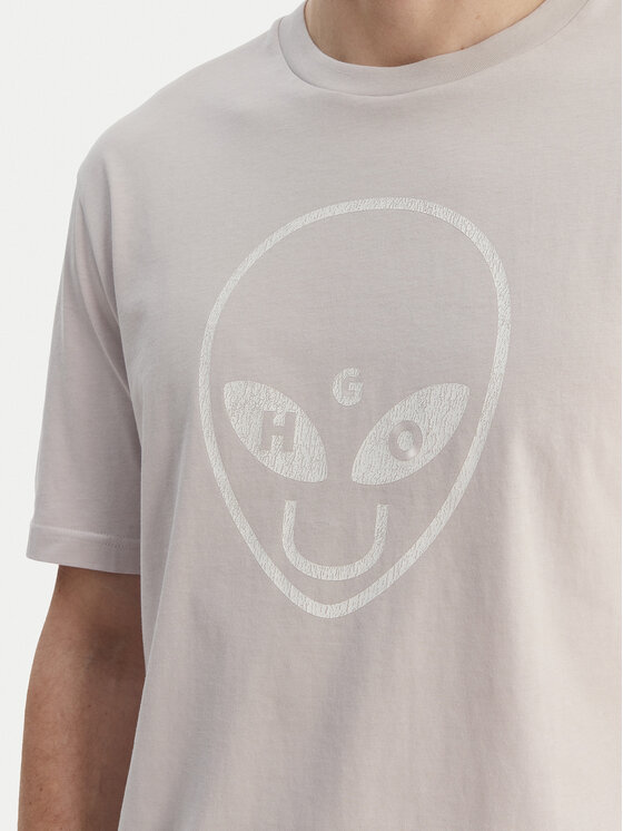 HUGO HUGO Футболка Nalien 50560060 Світло-фіолетовий Regular Fit