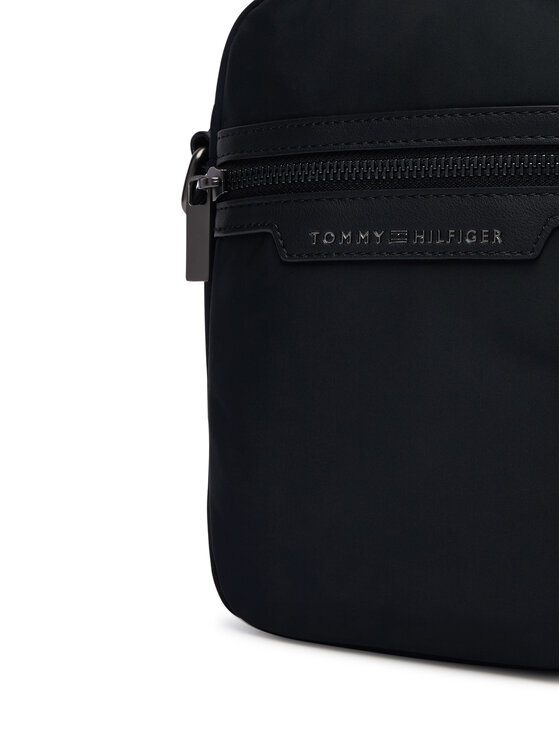 Tommy Hilfiger Maža rankinė Tommy Hilfiger Th Nylon Mini Reporter AM0AM14688 Juoda