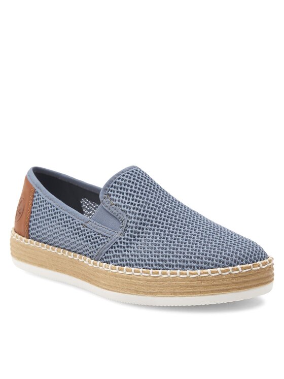 Rieker Espadryle Rieker L7873-12 Niebieski