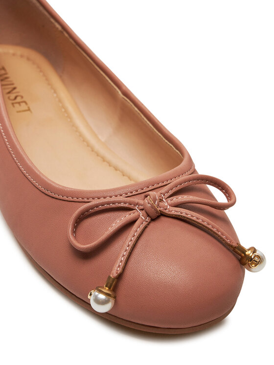 TWINSET Балетки TWINSET Ballerina 242TCP150 Бежевий