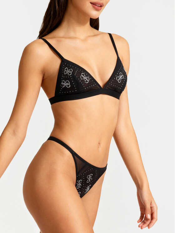 Guess Guess Conjunto de lencería O5BG05 K1740 Negro