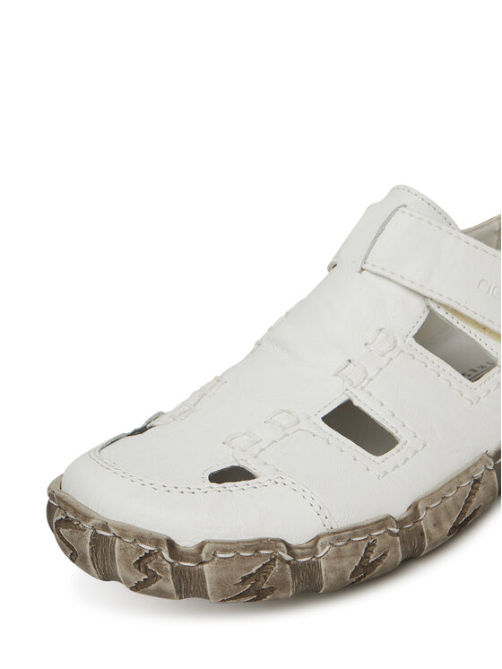 Rieker Polobotky Rieker L0362-80 Bílá