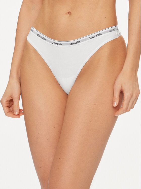 Calvin Klein Underwear Calvin Klein Underwear Perizoma 000QD5043E Bianco
