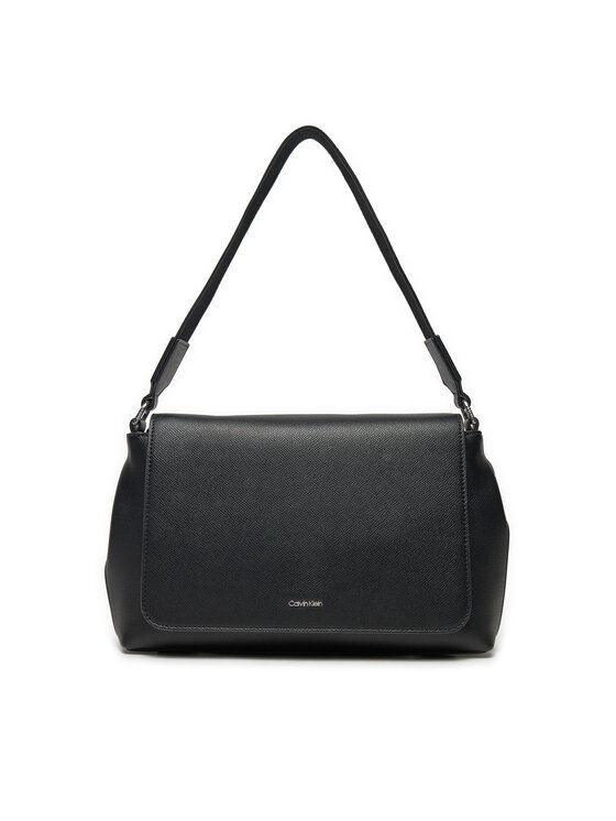 Calvin Klein Soma Calvin Klein Ck Must Top Handle Bag_Caviar K60K613085 Melns