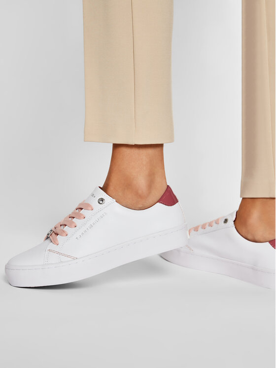 Tommy Hilfiger Sneakers Tommy Hilfiger Casual Tommy Hilfiger Sneaker FW0FW05122 Bianco