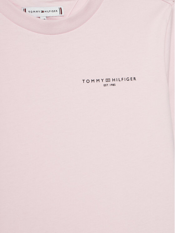 Tommy Hilfiger Tommy Hilfiger Póló KS0KS00594 Rózsaszín Regular Fit