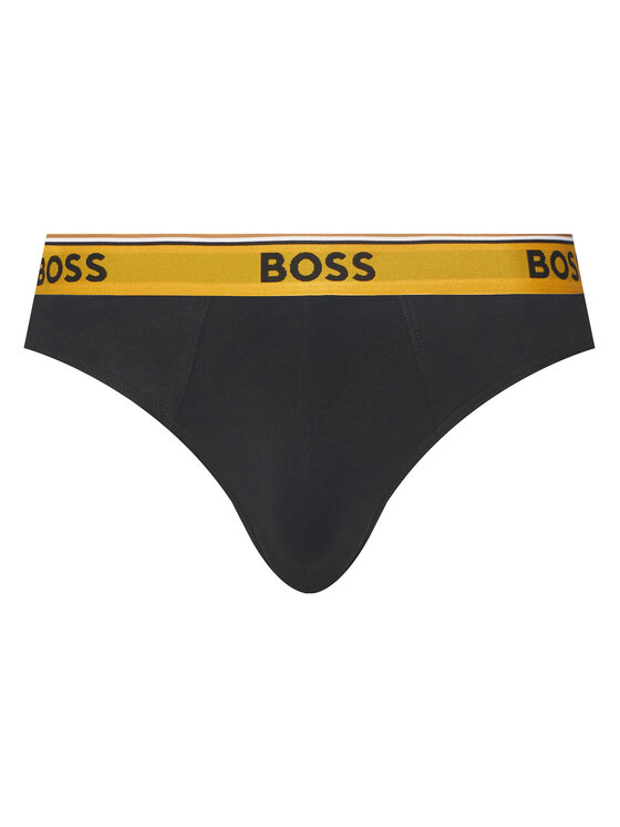 BOSS BOSS Conjunto de slips Brief 3P Power 50554683 Negro