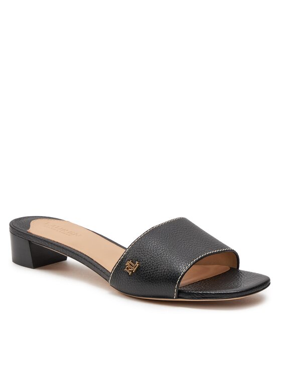 LAUREN RALPH LAUREN Чехли Lauren Ralph Lauren 802925259001 Черен