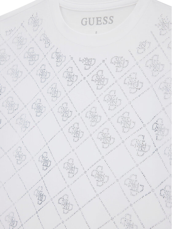 Guess Guess Camiseta J6GI05 K6YW4 Blanco Boxy Fit