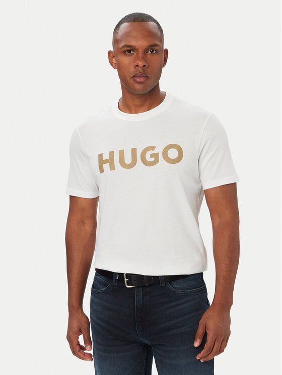 HUGO HUGO Camiseta Dulivio_U263 50564790 Blanco Regular Fit