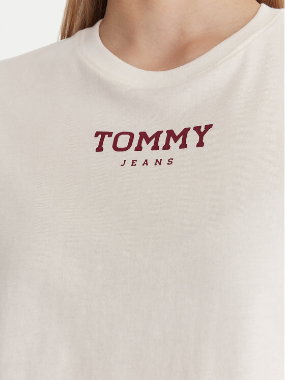 Tommy Jeans Tommy Jeans Camiseta Essential DW0DW21842 Blanco Regular Fit