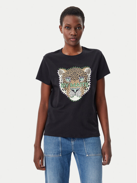 LOLA CASADEMUNT LOLA CASADEMUNT T-shirt MS2515004 Crna Relaxed Fit