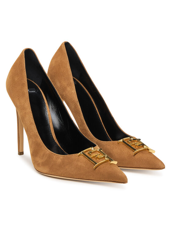 Elisabetta Franchi Туфлі на шпильці Elisabetta Franchi SA59L61E2 Коричневий