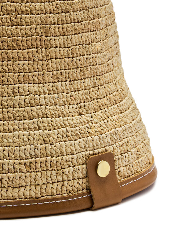 JACQUEMUS Platmale JACQUEMUS Cappello 245AC642 Bēšs