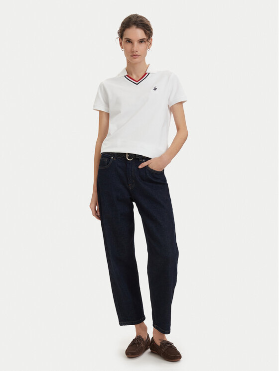 Beverly Hills Polo Club Beverly Hills Polo Club Polo P-SS26W-P2217 Blanco Regular Fit