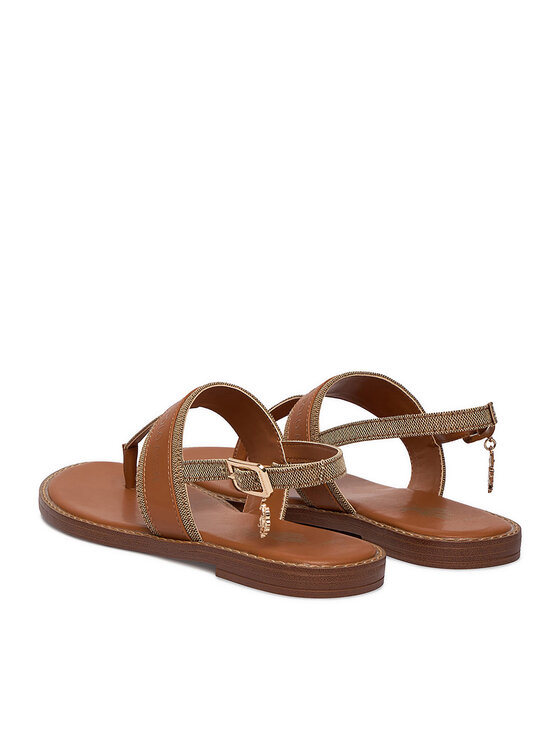 U.S. Polo Assn. Босоніжки U.S. Polo Assn. EO-CASSIE001W/6TY1 Коричневий