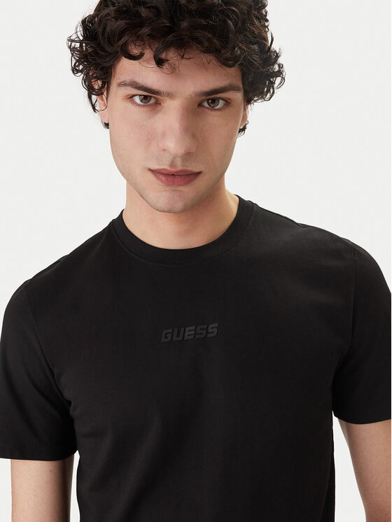 Guess Guess Póló Z6GI06 K2847 Fekete Regular Fit