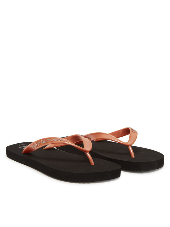 Calvin Klein Jeans Japonke Calvin Klein Jeans Beach Sandal Monologo Tpu YW0YW01719 Zlata
