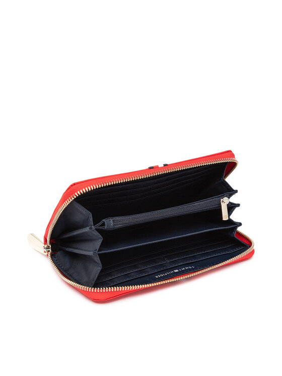 Tommy Hilfiger Piniginė Tommy Hilfiger Poppy Large Za Corp AW0AW11623 Raudona