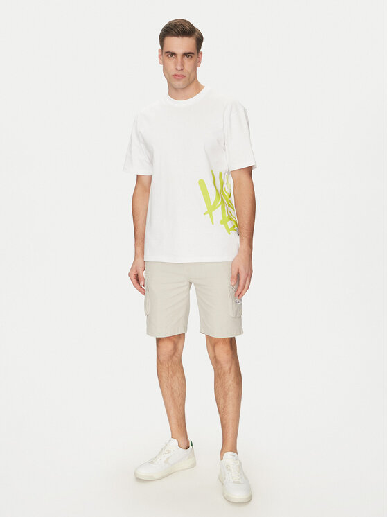 Karl Kani Karl Kani Póló Signature Tag 60300330 Fehér Regular Fit