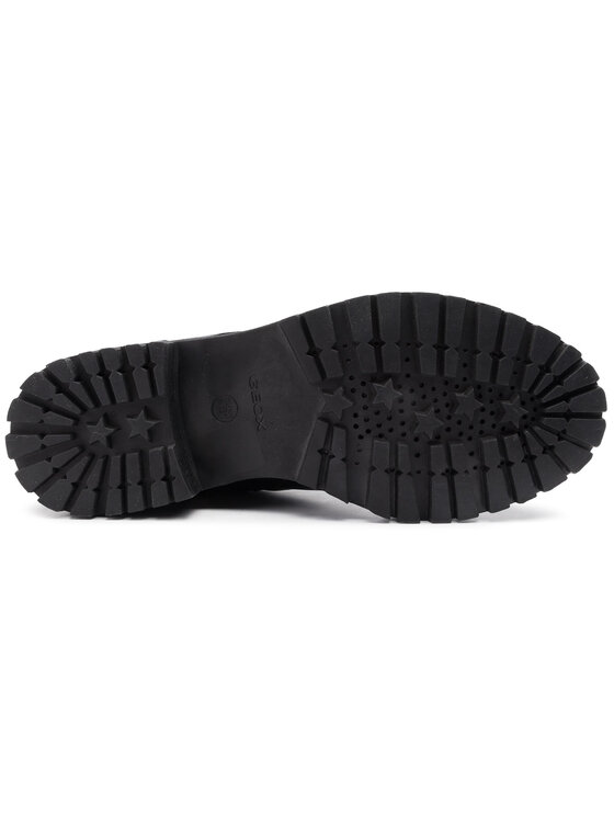 Geox Trapper stila apavi Geox D Hoara E D94FTE 00085 C9999 Melns