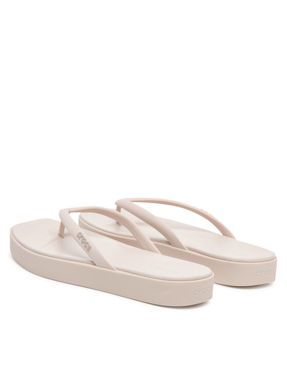 Crocs Flip flop Crocs Miami Square Flatform Flip 214161 Crem