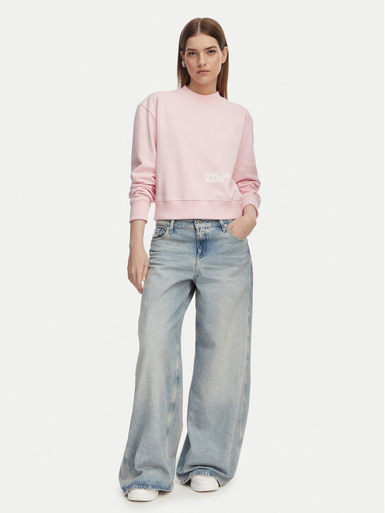 Karl Lagerfeld Jeans Karl Lagerfeld Jeans Sudadera B2W20039 Rosa claro Regular Fit