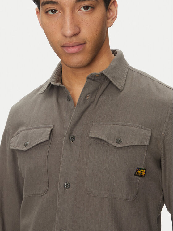 G-STAR G-Star Raw Camicia Marine D24963-D454 C496 Grigio Slim Fit
