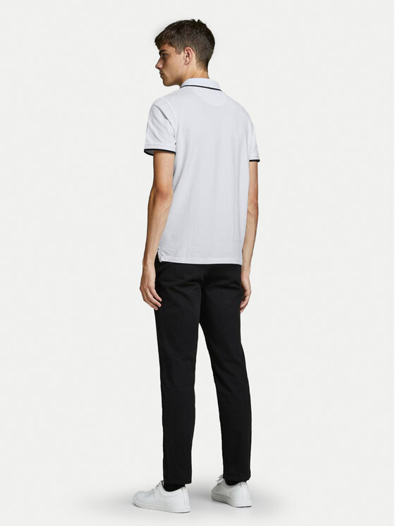 Jack & Jones Jack & Jones Поло Paulos 12136668 Білий Slim Fit