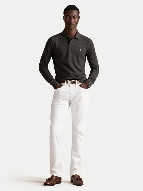 Polo Ralph Lauren Polo Ralph Lauren Polo 710680790147 Gris claro Custom Slim Fit