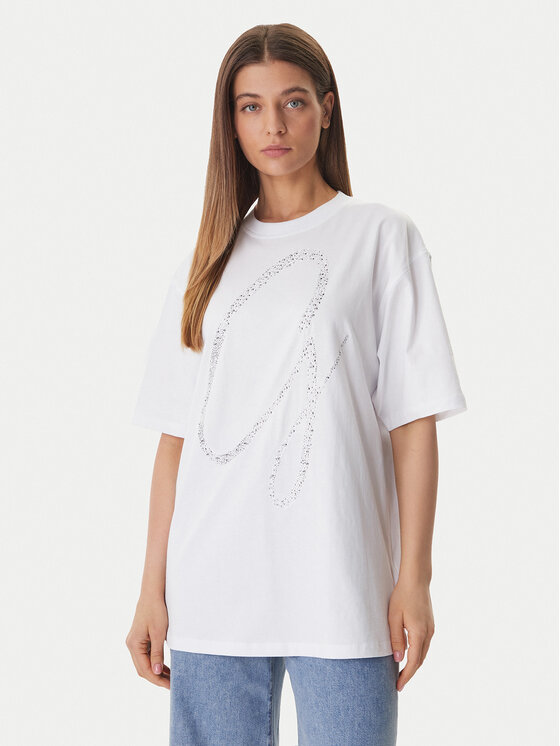 Guess Guess Футболка W6GI39 K3478 Білий Regular Fit