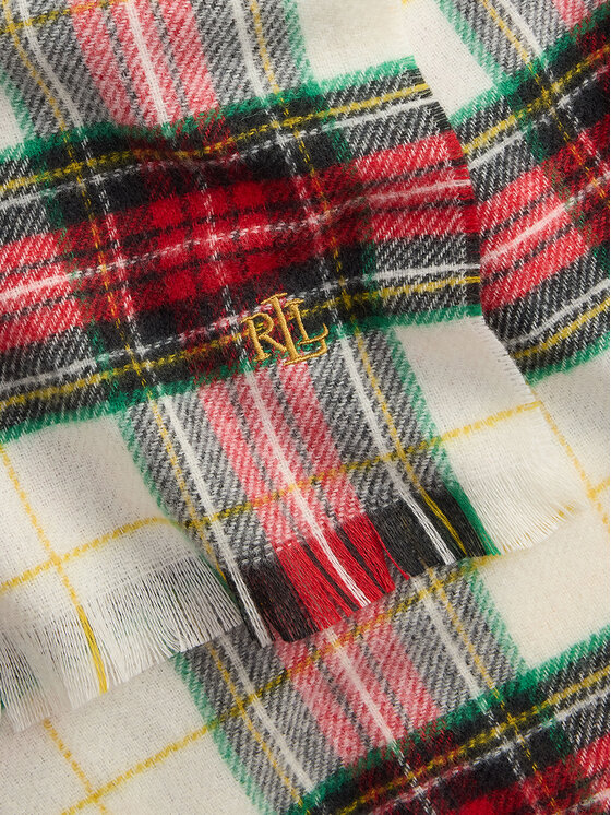 LAUREN RALPH LAUREN Sál és sapka szett LAUREN RALPH LAUREN 454P23529002 Krém