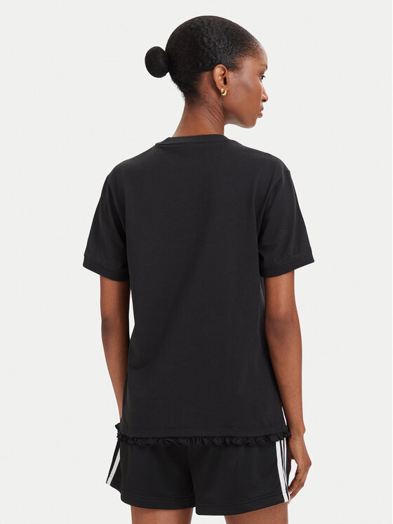 adidas adidas Camiseta Pleated 3S LG4313 Negro Regular Fit