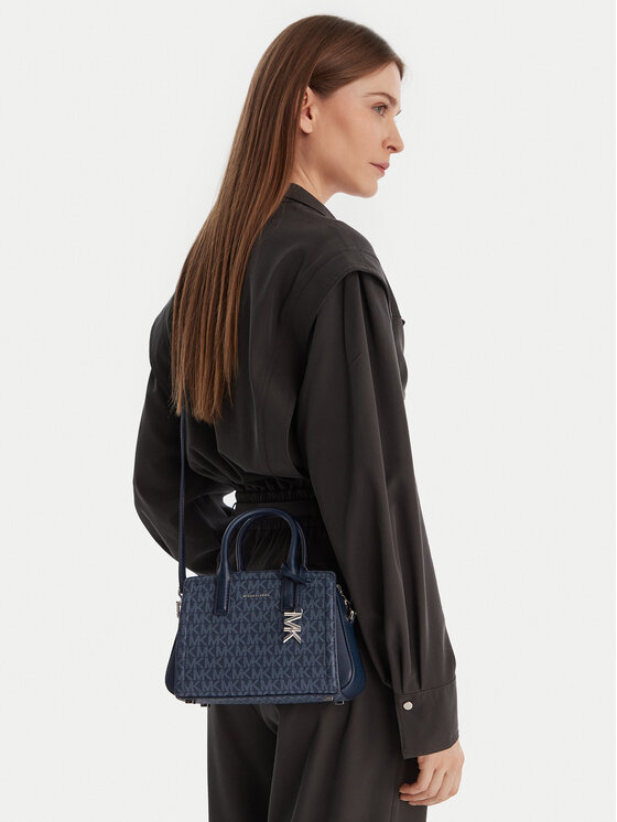 MICHAEL Michael Kors Ročna torba MICHAEL Michael Kors 32F5S9IC0V Mornarsko modra