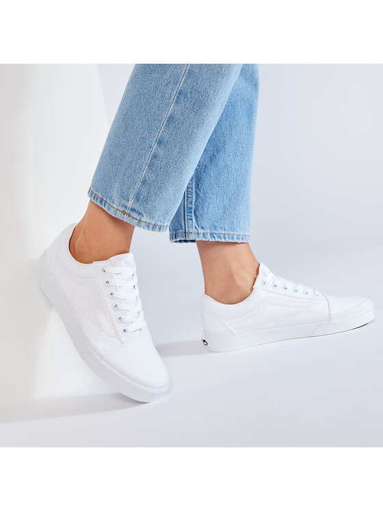 Vans Zapatillas de tenis Vans Old Skool VN000D3HW00 Blanco