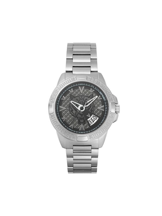 Plein Sport Годинник Plein Sport Touchdown PSFBA0923 Срібний