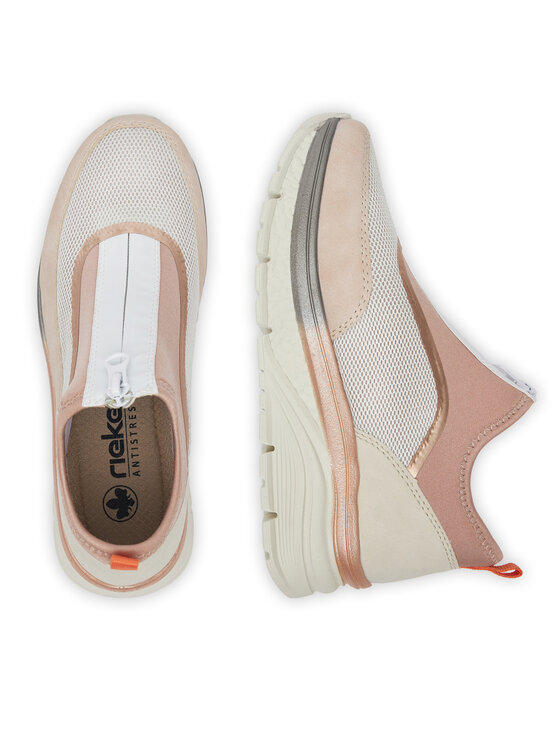 Rieker Sneakersy Rieker 48053-31 Růžová