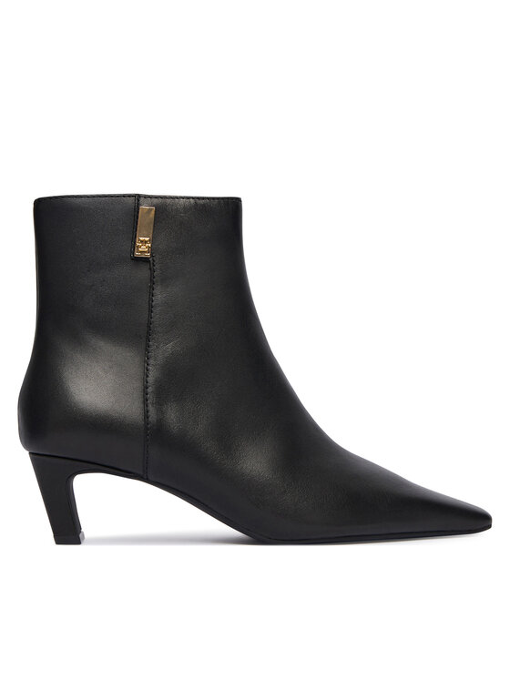 Tommy Hilfiger Botines Tommy Hilfiger Th Square Toe Kitten Bootie FW0FW08768 Negro