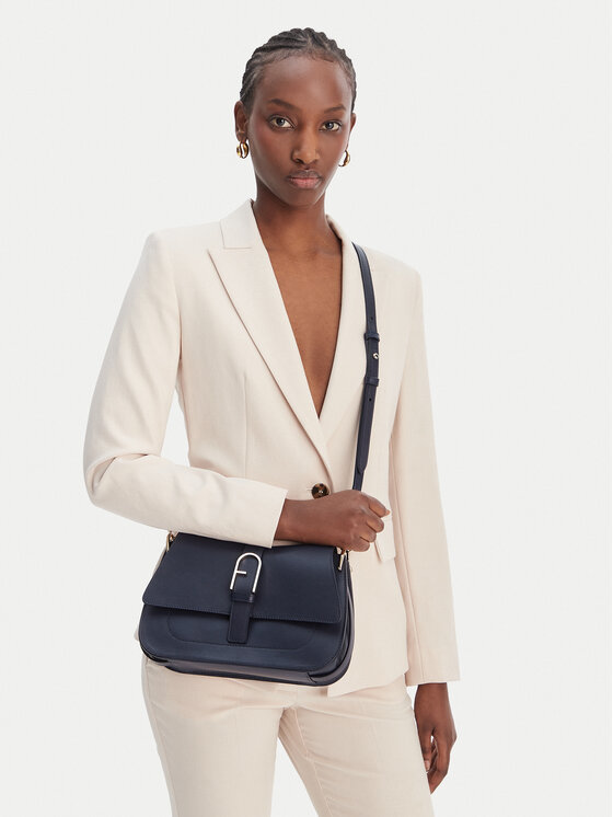 Furla Borsetta Furla Flow M Top WB00996 BX2045 BG 4852S Blu scuro