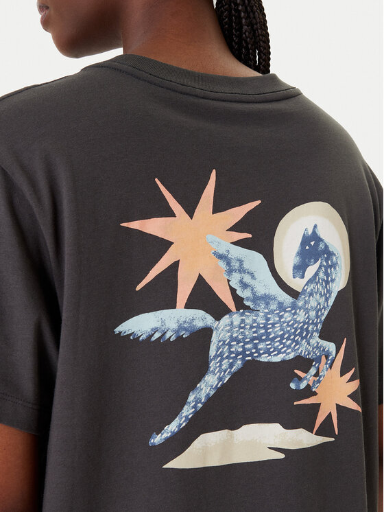 RVCA RVCA Camiseta Pegasus EVJZT00165 Negro Easy Fit