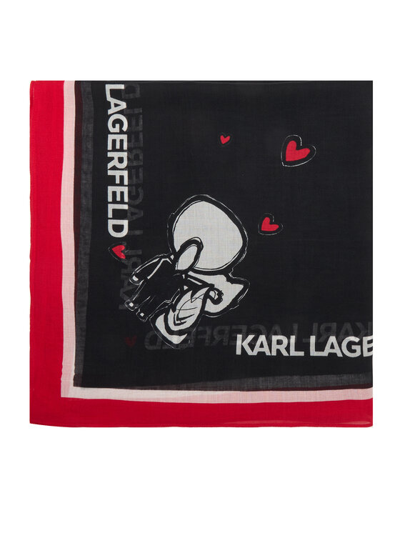 KARL LAGERFELD Шал KARL LAGERFELD B1W33106 Черен