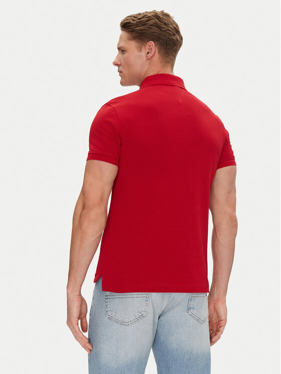 Tommy Hilfiger Tommy Hilfiger Polo 1985 MW0MW17771 Rosso Slim Fit